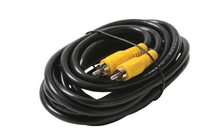 12' Rca-rca Rg59 Black Cable