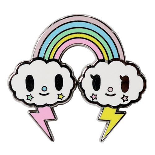 Tokidoki Pastel Pop Rainbow Enamel Pin                      