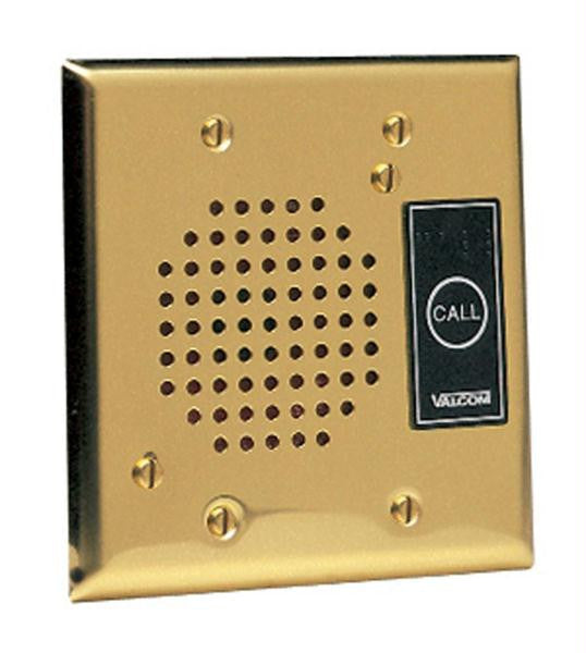 Talkback Doorplate Speaker - Brass