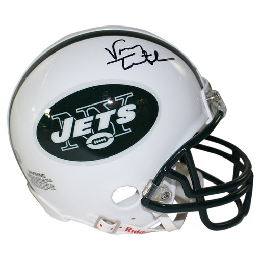 Vinny Testaverde Signed New York Jets Mini Helmet