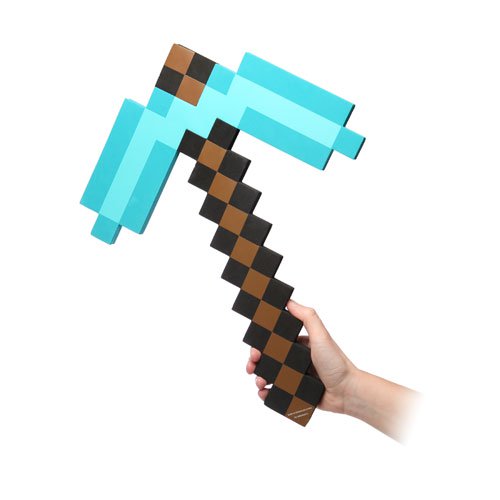 Minecraft Foam Diamond Pickaxe                              