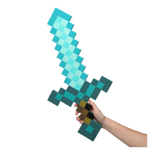 Minecraft Foam Diamond Sword                                