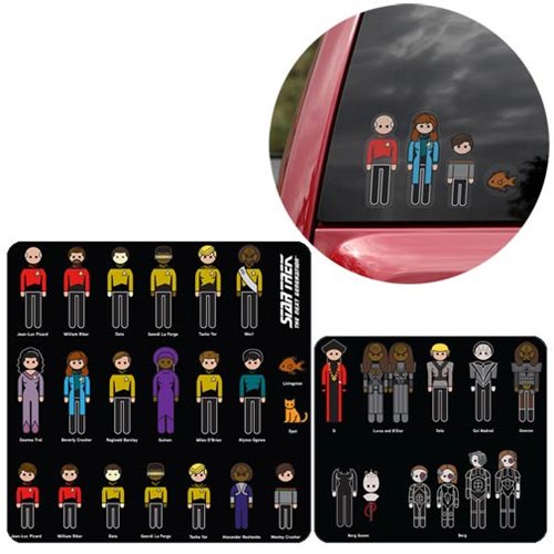 Star Trek The Next Generation Family Car Decals             