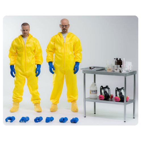 Breaking Bad Heisenberg & Jesse Hazmat Suit 1:6 Figure 2-Pk 