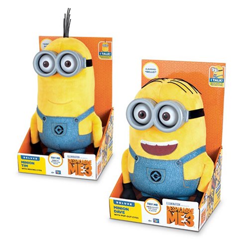 Despicable Me 3 Minion Tim and Dave Plush Case              