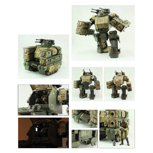 Acid Rain Marine Stronghold Transforming Mecha Vehicle      