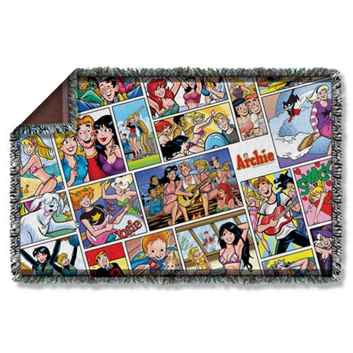 Archie Memories Woven Tapestry Throw Blanket                