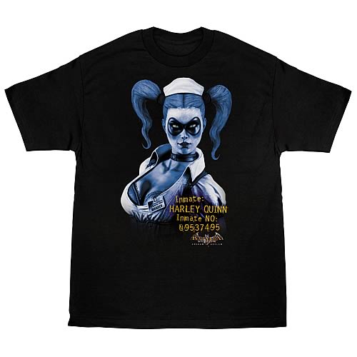 Batman Arkham Asylum Harley Quinn T-Shirt                   