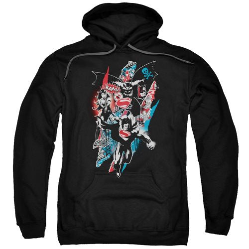 Batman v Superman: Dawn of Justice Ripped Trio Hoodie       