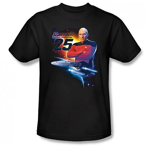 Star Trek the Next Generation 25th Anniversary Black T-Shirt