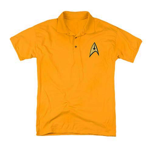 Star Trek Embroidered Command Patch Polo T-Shirt            