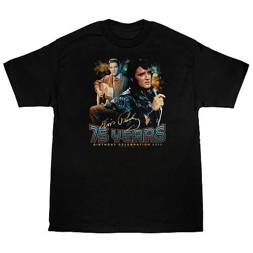 Elvis Presley 75 Years T-Shirt                              