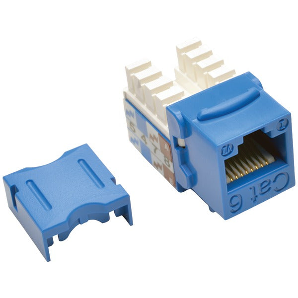 CAT6/5E KEYSTONE JACK BLU