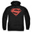 Superman New 52 Red Block Logo Hoodie                       