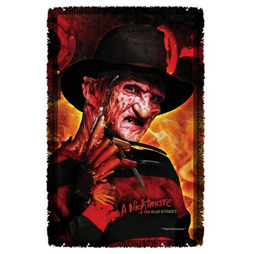 Nightmare on Elm Street Freddy's Boiler Room Throw Blanket  