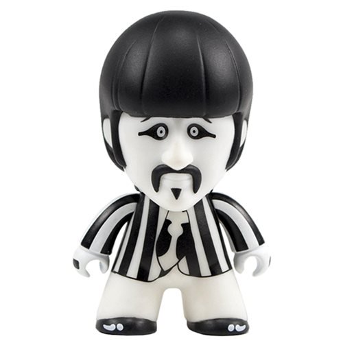 The Beatles Black and White Ringo 4 1/2-Inch Titans Figure  