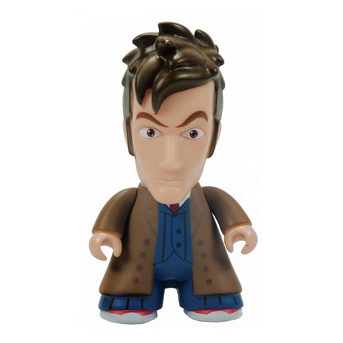 Doctor Who Titans 10th Doctor Brown Trench Coat Vinyl Figure