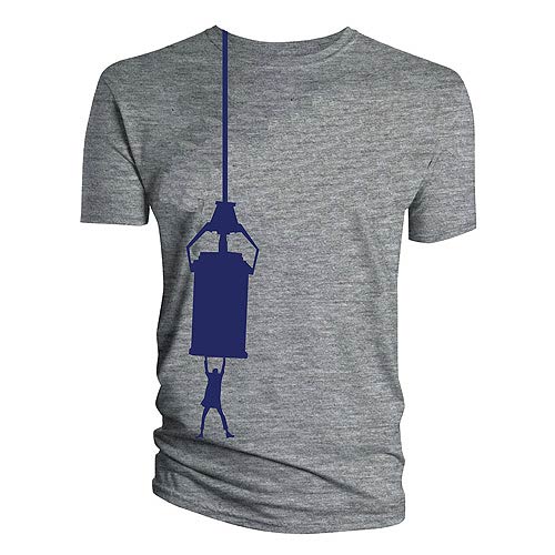 Doctor Who TARDIS Hang Gray T-Shirt                         