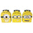 Despicable Me Minion Head Tin Carry All Lunch Box Case      