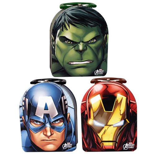 Marvel Avengers Arch Carry All Embossed Tin Lunch Box Case  