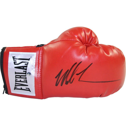 Mike Tyson Signed Red Everlast Boxing Glove 