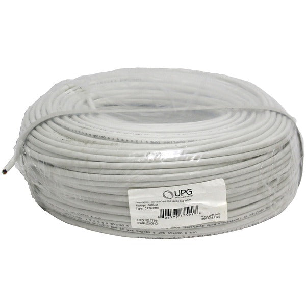 CAT6 CBL 500FT WHT