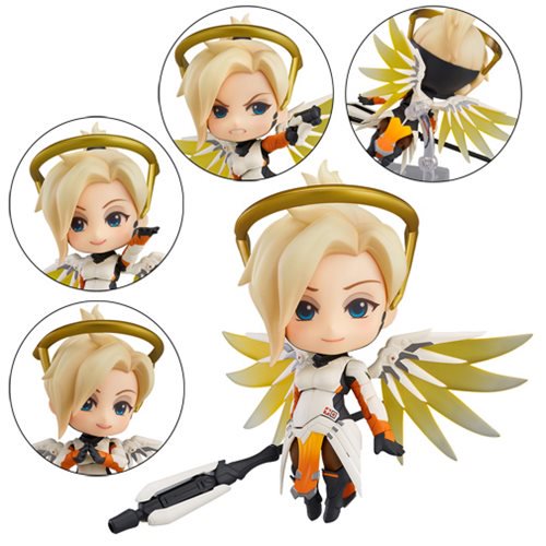 Overwatch Mercy Classic Skin Nendoroid Action Figure        