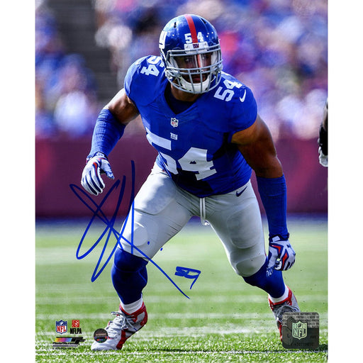 Olivier Vernon Signed New York Giants Vertical Stance 8x10 Photo