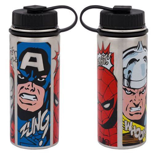 Marvel Comics 18 oz. Stainless Steel Water Bottle           