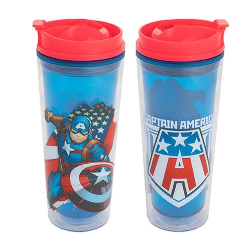 Captain America 16 oz. Acrylic Travel Tumbler               