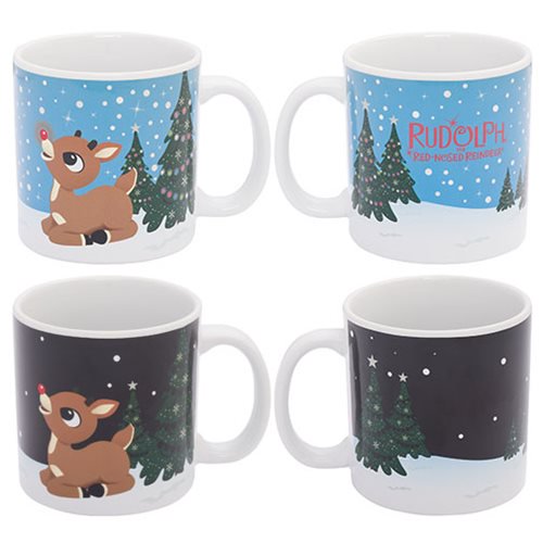 Rudolph 20 oz. Ceramic Heat-Reactive Mug                    