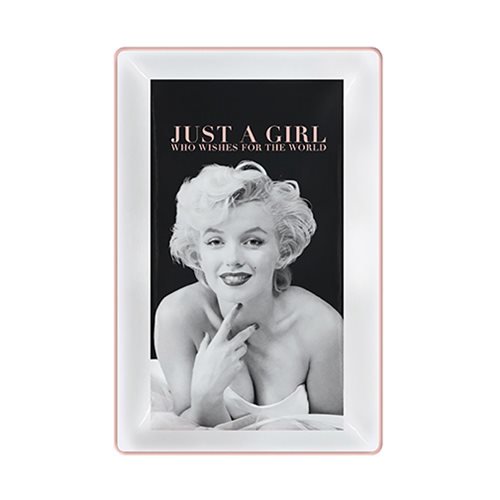 Marilyn Monroe Just a Girl Ceramic Trinket Tray             