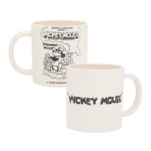 Mickey Mouse Steamboat Willie 20 oz. Bas Relief Ceramic Mug 