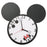 Disney Mickey Mouse and Minnie Mouse Shaped Wall Clock      