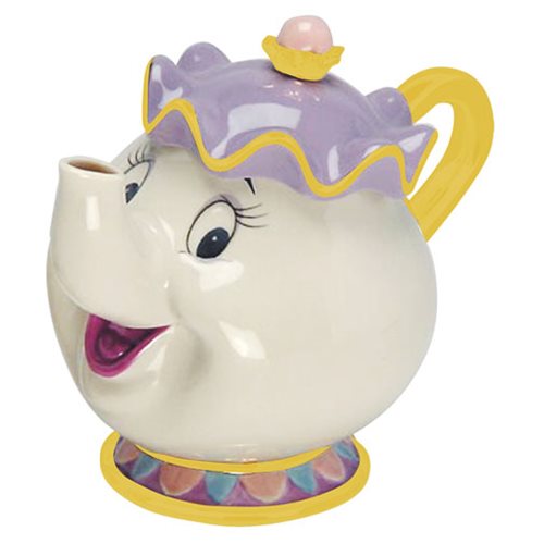 Beauty and the Beast Mrs. Potts Sculpted Ceramic Teapot     