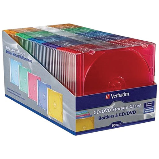 CD/DVD COLOR SLIMCASES 50