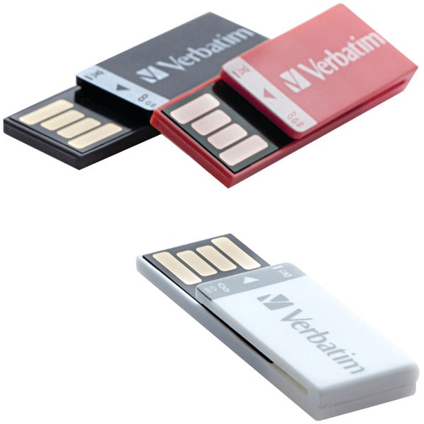 8GB CLIP-IT USB DRIVE 3PK