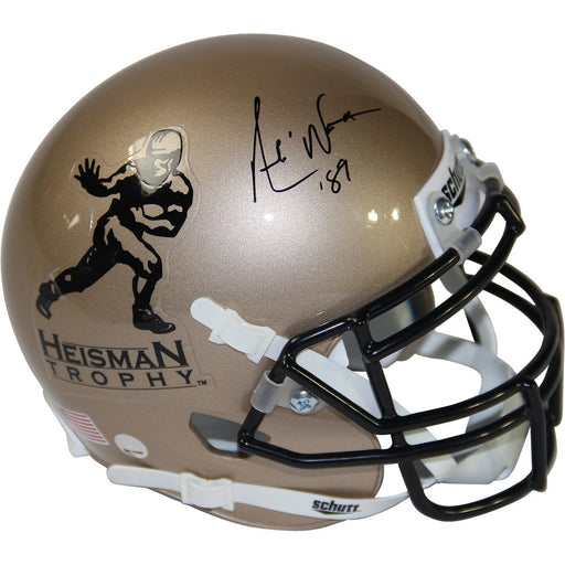 Andre Ware Signed College Football’s Best Trophy Mini Helmet with Heisman Year '89