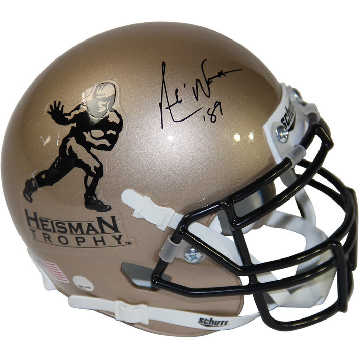 Andre Ware Signed College Football’s Best Trophy Mini Helmet with Heisman Year '89