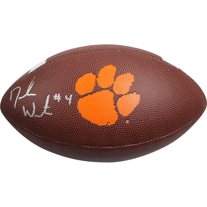 Deshaun Watson Signed Wilson Composite Clemson Logo Football