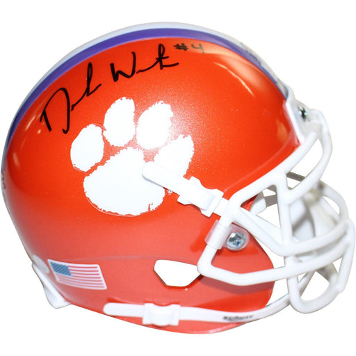 Deshaun Watson Signed Schutt 2016 National Champions Clemson Mini Helmet