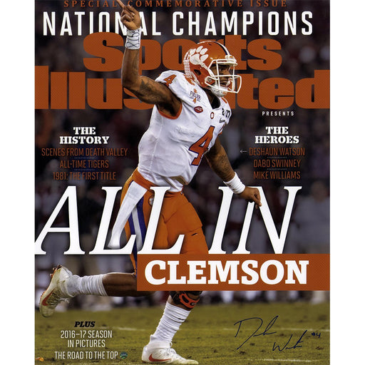 Deshaun Watson Signed National Championship Commemorative Sports Illustrated 16x20 Photo