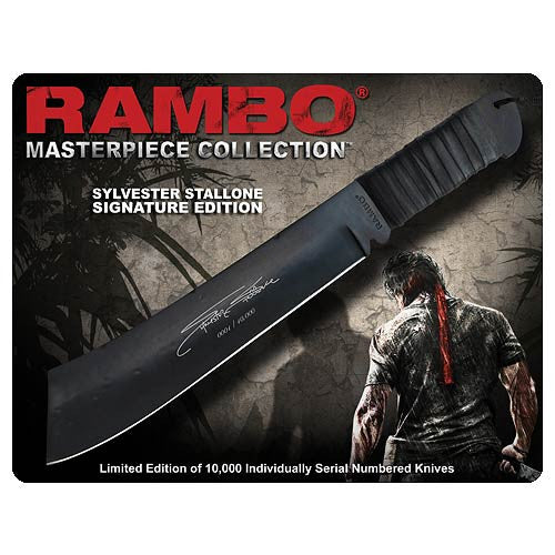 Rambo IV Sylvester Stallone Edition Knife Prop Replica      