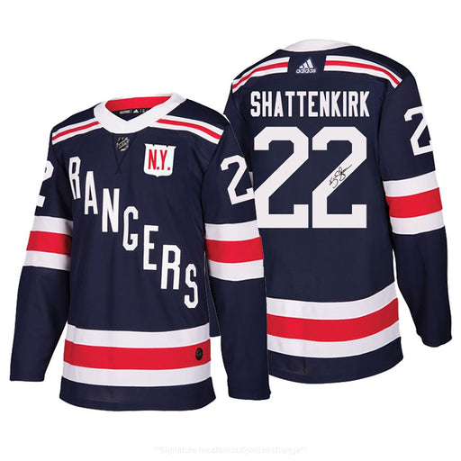 Kevin Shattenkirk New York Rangers Signed 2018 NHL Winter Classic Jersey