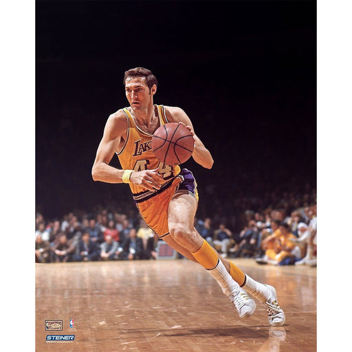 Jerry West Los Angeles Lakers 1970 Finals 8x10 Photo (81449416)