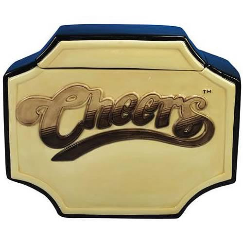 Cheers Sign Cookie Jar                                      