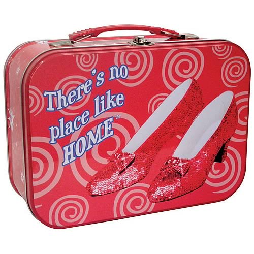 Wizard of Oz Ruby Slippers Tin Tote                         