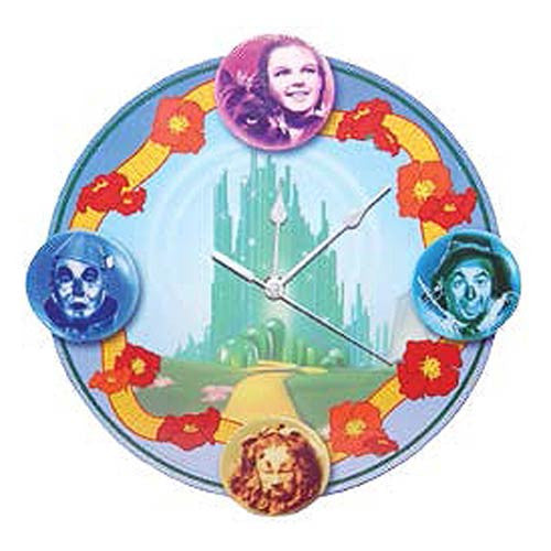 Wizard of Oz Four Friends Wall Clock                        