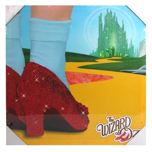 Wizard of Oz Journey to Oz Glitter Large Canvas Print       