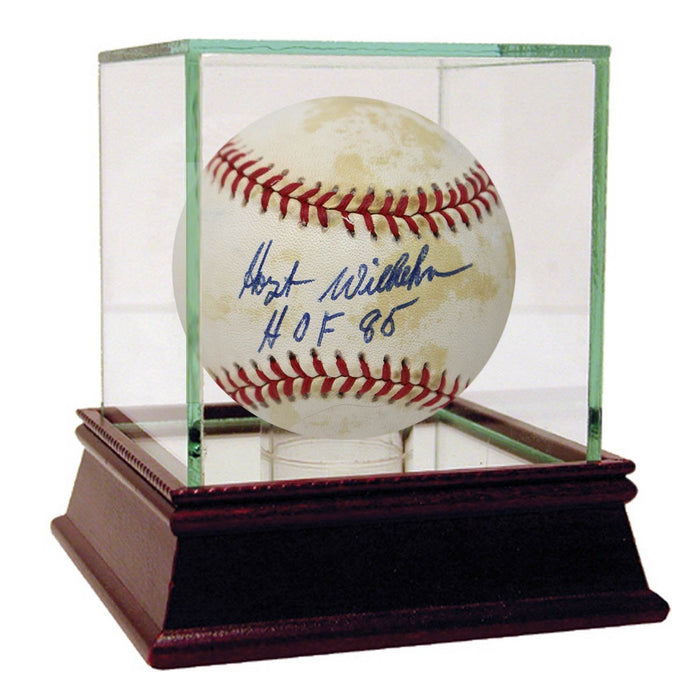 Hoyt Wilhelm Signed Baseball HOF 85 Inscription JSA